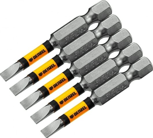 Набор бит Denzel SL5/32"x2" 5 шт. [7711311]