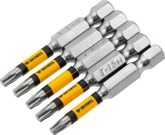 Набор бит Denzel T15x2" 5 шт. [7711319]