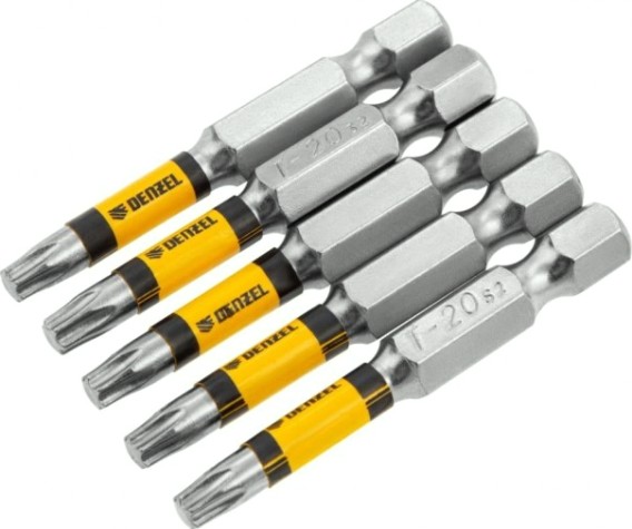 Набор бит Denzel T20x2" 5 шт. [7711320]