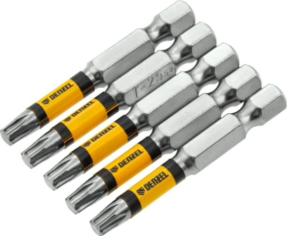 Набор бит Denzel T25x2" 5 шт. [7711321]