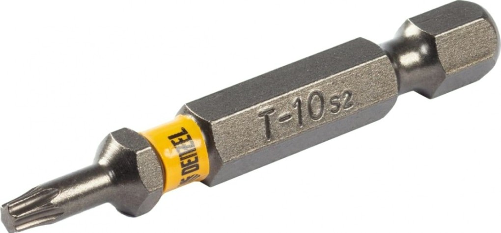 Набор бит Denzel TORX 10х50 сталь s2, шестигранный профиль, 10 шт. [11667]