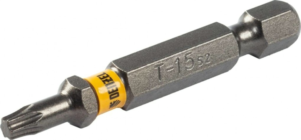 Набор бит Denzel TORX 15х50 сталь s2, шестигранный профиль, 10 шт. [11668]