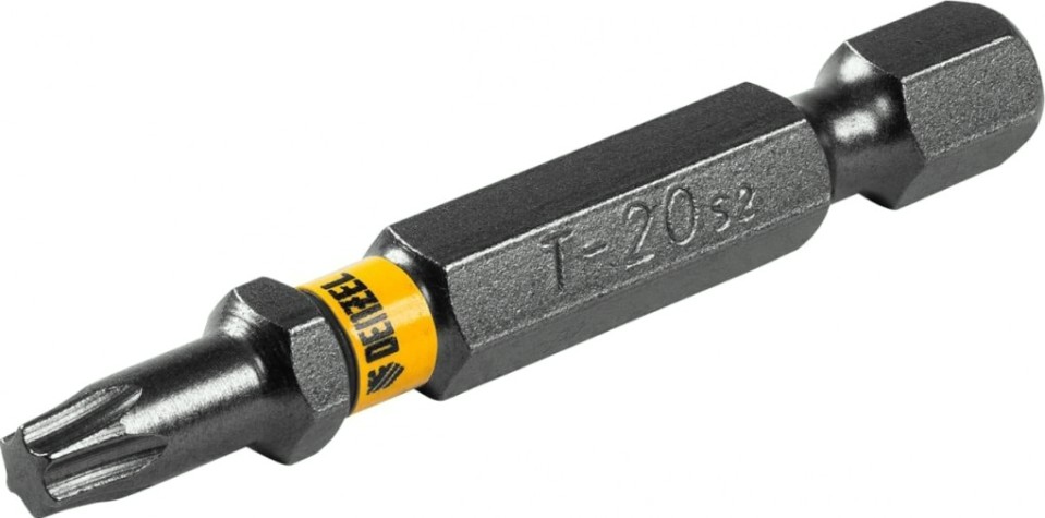 Набор бит Denzel TORX 20х50 сталь s2, шестигранный профиль, 10 шт. [11669]