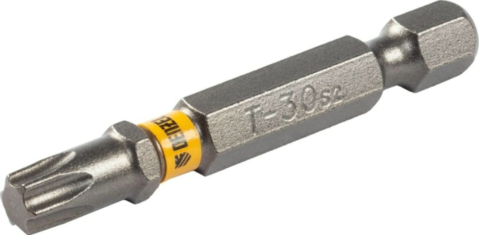 Набор бит Denzel TORX 30х50 сталь s2, шестигранный профиль, 10 шт. [11671]