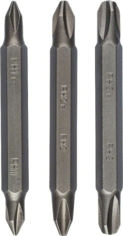 Набор бит двухсторонние BOSCH PH1/2/3 [2609255961]