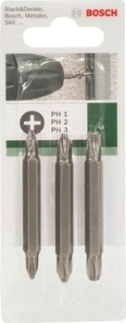Набор бит двухсторонние BOSCH PH1/2/3 [2609255961]