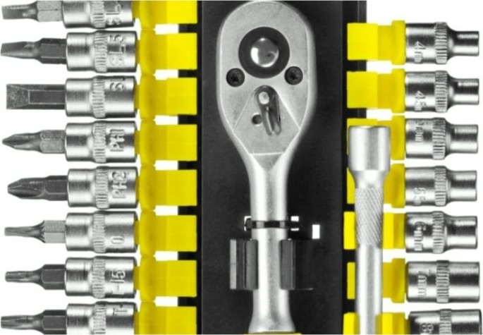 Набор бит и головок STAYER RSS 28S 28 предм. [27754-H28]