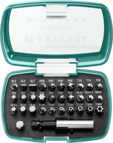 Набор бит KRAFTOOL 26083-H32 cr-mo 32 пред. Набор бит KRAFTOOL 26083-H32 cr-mo 32 пред.