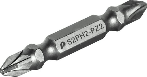 Набор бит ПРАКТИКА (10шт). PZ2х50 мм. Мастер двусторонние [798-126]