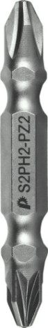 Набор бит ПРАКТИКА (10шт). PZ2х50 мм. Мастер двусторонние [798-126]