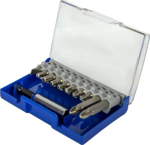 Набор бит ПРАКТИКА "Мастер" 11 шт 25 и 50 мм PH, PZ, HEX SL, TORX держатель 60 [908-214]