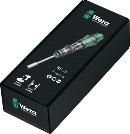 Набор бит с рукояткой-битодержателем WERA Kraftform Kompakt 28 SB WE-073240 [WE-073240]