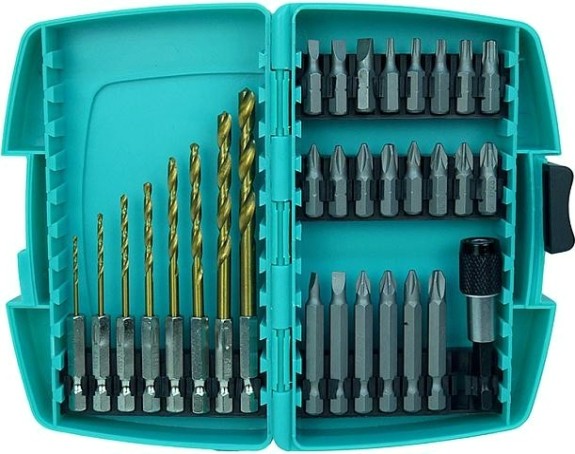 Набор бит Sturm 1 270 604 + сверла по металу, шестигранный хвостовик, 31пред [1270604]