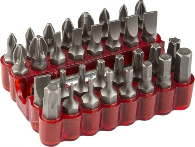 Набор бит ЗУБР с магнитным адаптером cr-mo, 33 пред. [26045-H33]