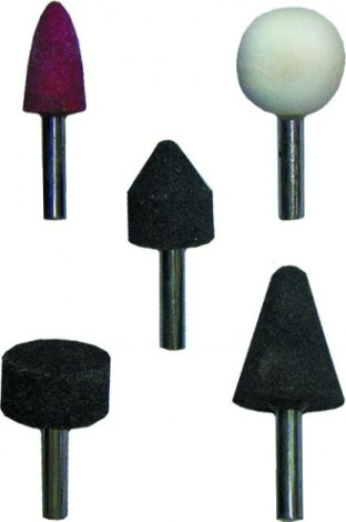 Набор бор-фрез абразивных Biber 70 701 для дрели (5шт.) [тов-090536]