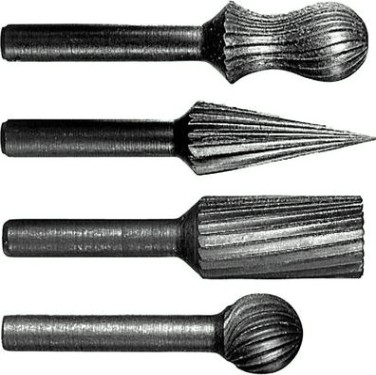 Набор бор-фрез BOSCH 4шт (шарошки) [1609200314]