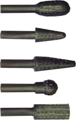 Набор бор-фрез по дереву Biber 70702 металлических (5шт.) [тов-090537]