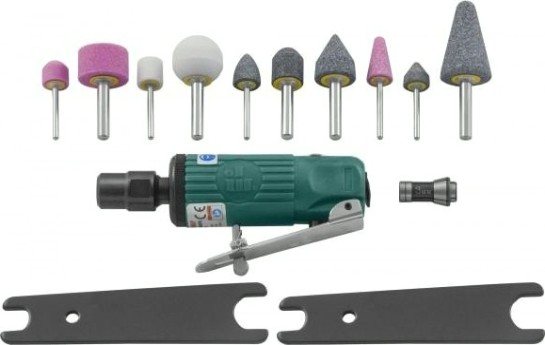 Набор бормашинка пневматическая JONNESWAY JAG-0903FMK 25000 об/мин., патрон 3/6 с насадками [048524]