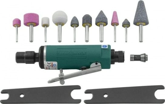 Набор бормашинка пневматическая JONNESWAY JAG-0903RMK 25000 об/мин., патрон 3/6, L-152 с насадками [048525]