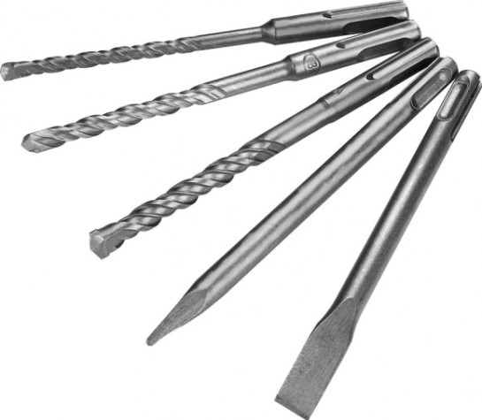 Набор буров DEKO DS05-1 по бетону sds+ 6-13 мм, 5 шт [063-4124]