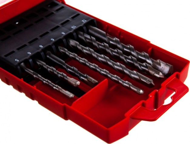 Набор буров HELLER по бетону sds-plus prefix 5,6,8х110мм, 6,8,10,12х160мм (7 пр) [TD28894]