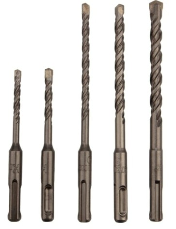 Набор буров Kranz KR-91-0406 по бетону, 5 шт.