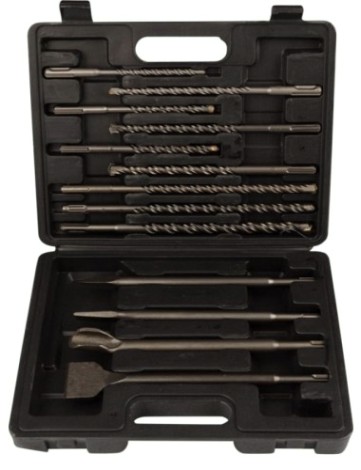 Набор буров Kranz KR-91-0409 и долот SDS-plus, 13 пр. Набор буров Kranz KR-91-0409 и долот SDS-plus, 13 пр.