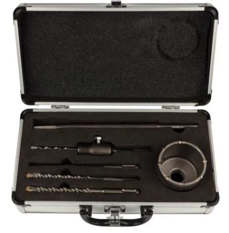 Набор буров Kranz KR-91-0431 для установки подрозетников SDS-plus, 5 пр.