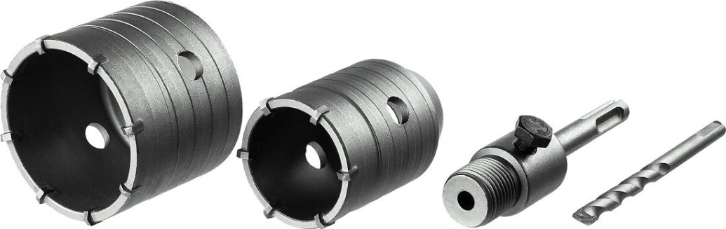 Набор буровых коронок SDS-plus ЗУБР МАСТЕР с оснасткой, d=50, 68 мм,М22 кейс, [29211-H2]