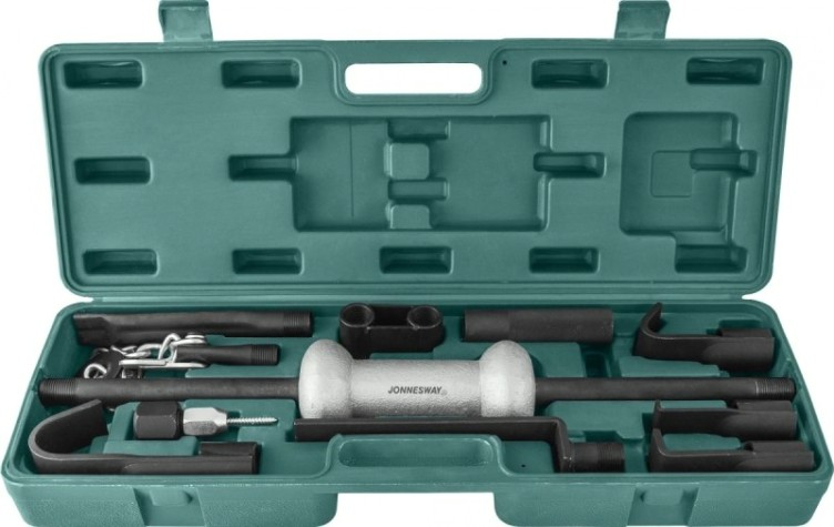 Набор для кузовного ремонта JONNESWAY AE310003 (обратный молоток и 9 насадок) [047560]