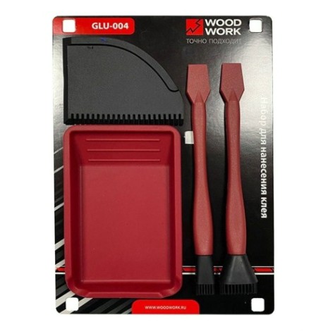 Набор для нанесения клея WOODWORK GLU-004 (комплект из 4-х предметов)