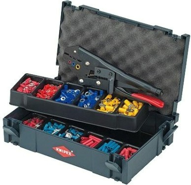 Набор для обжима кабельных наконечников KNIPEX 979000 (клеши + наконечники) [KN-979000]