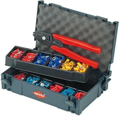 Набор для обжима кабельных наконечников KNIPEX 979001 (клеши + наконечники) [KN-979001]