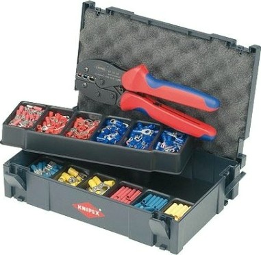 Набор для обжима кабельных наконечников KNIPEX 979021 (клеши + наконечники) [KN-979021]