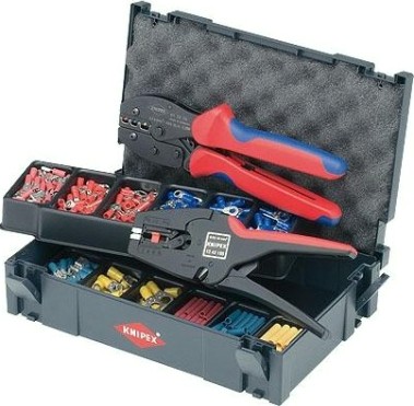 Набор для обжима кабельных наконечников KNIPEX 979022 (клеши + наконечники) [KN-979022]