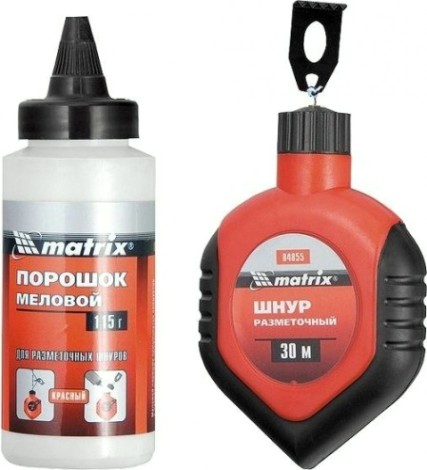 Набор для отбивки MATRIX отбивка + мел красный 84855 [84855]
