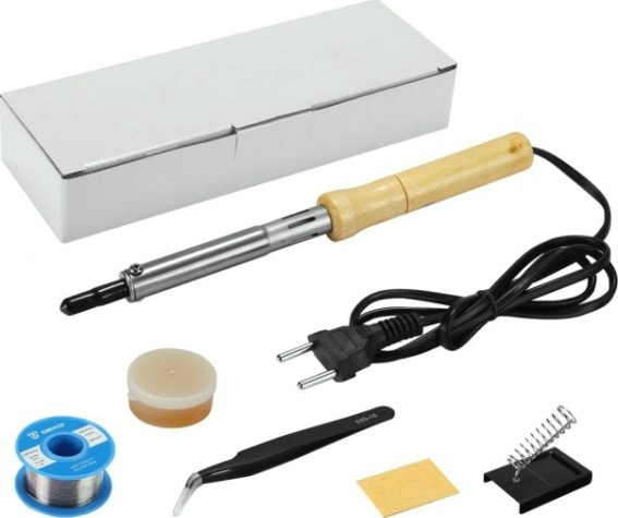 Набор для пайки DEKO SI22 80вт/220 в, 5 предметов [065-0412]