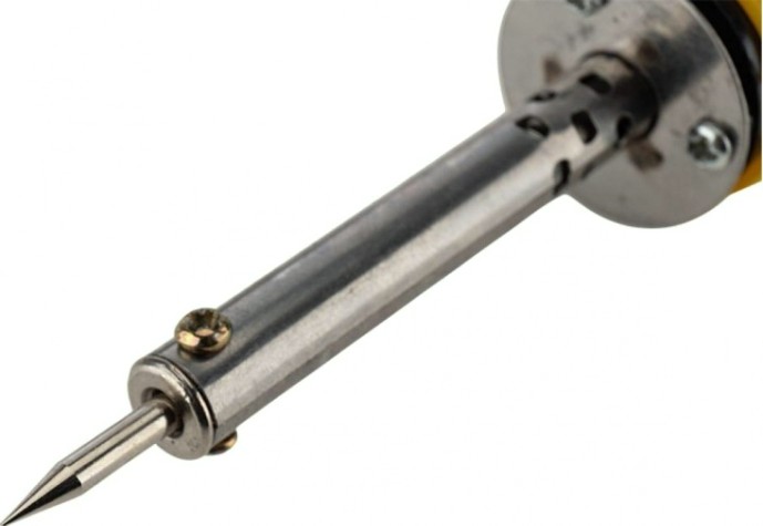 Набор для пайки REXANT П0163 № 4 (паяльник 30 вт, оловоотсос, подставка, припой [12-0163]