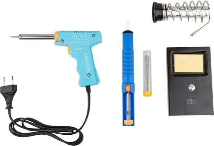 Набор для пайки REXANT П0164 № 5 (паяльник импульсный 30/70 вт) [12-0164]