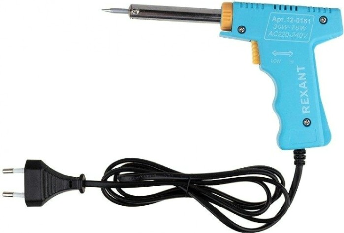 Набор для пайки REXANT П0164 № 5 (паяльник импульсный 30/70 вт) [12-0164]