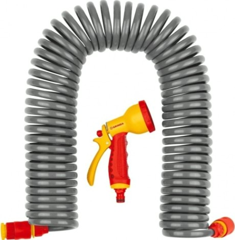 Набор для полива GRINDA PROLine шланг спиральный 3/8"x15м, пистолет-распылитель, а [428495]