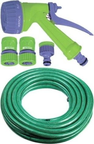 Набор для полива PALISAD 67426 шланг 1/2" 25м, 7-реж пистолет, соед., адаптер