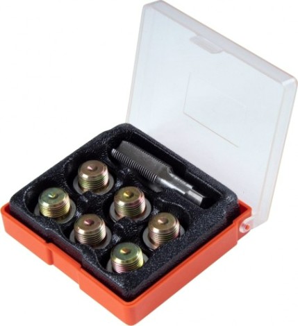 Набор для ремонта масляных пробок М18х1,5 Affix кейс, 19 предметов [AF10347018С]