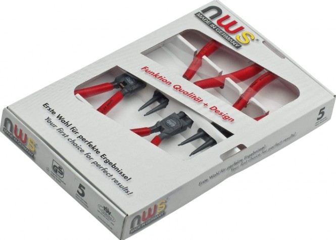 Набор для съема стопорных колец NWS 792 4 предмета Набор для съема стопорных колец NWS 792 4 предмета