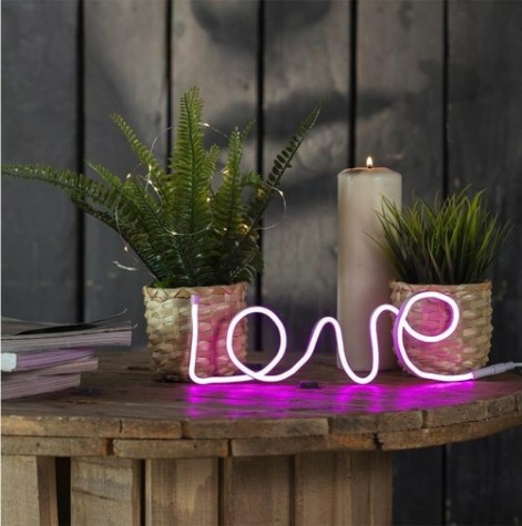 Набор для создания фигур Neon-Night Креатив 120 LED, 1 м, розовый [131-017-1]