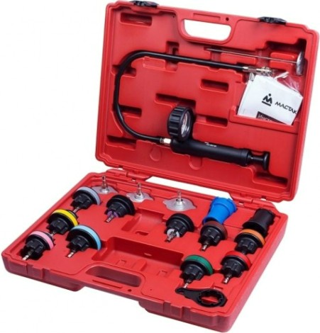 Набор для тестирования герметичности системы охлаж МАСТАК 18 предметов 103-40018C [103-40018C]