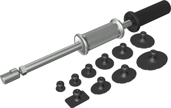 Набор для удаления вмятин без покраски СОРОКИН 6.124 с обратным молотком Набор для удаления вмятин без покраски СОРОКИН 6.124 с обратным молотком