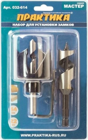 Набор для установки замков ПРАКТИКА 55х40 мм 032-614 МАСТЕР [032-614]