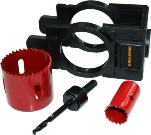 Набор для установки замков ПРАКТИКА с кондуктором 25-54 мм 031-310 МАСТЕР [031-310]