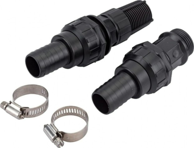 Набор для всасывающих шлангов ЗУБР обратный клапан с фильтром, адаптер, два хомута [40316]